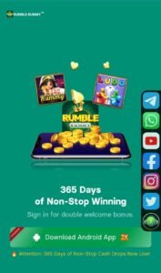 Rumble Rummy App Download Sing-Up Bonus ₹20-200|Best App