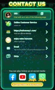 Ind Rummy App Get Download Bonus ₹ 28- 88 contact us